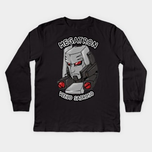 Megatron viejo sabroso Kids Long Sleeve T-Shirt